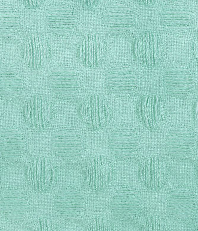 Waffle Cushion Cover -  Icy Mint