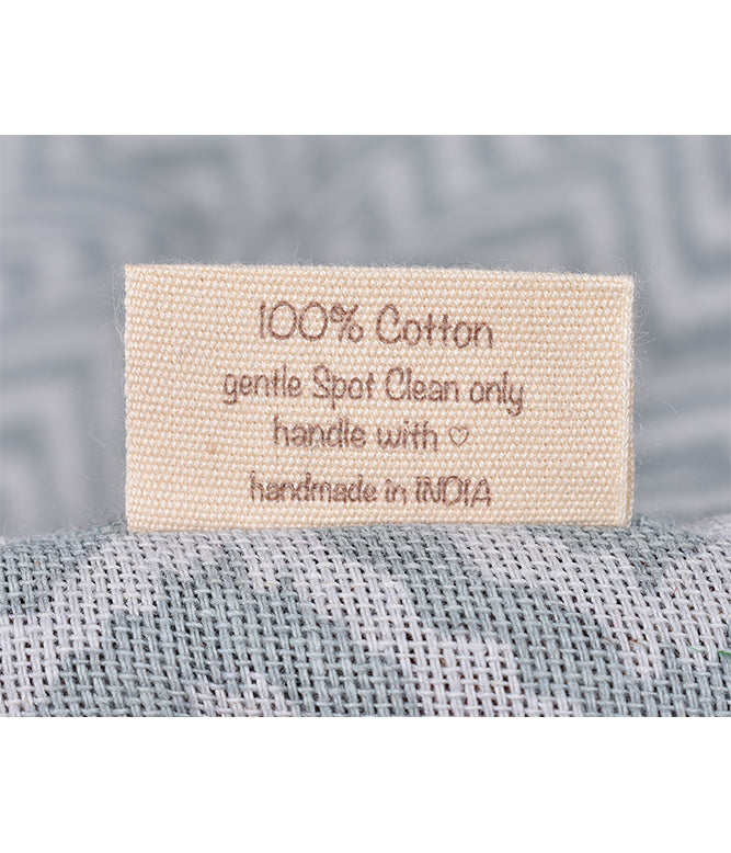 Wavy Grey Floor Floor Bed Mattress (Aqua)