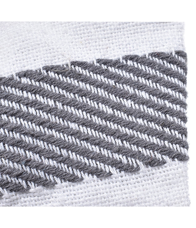 Sustainable Fabric Ornaments (Grey & Ivory) - TGW
