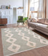 Rhomb Tuft Wo-Metric Rug (Olive) LARGE - TGW