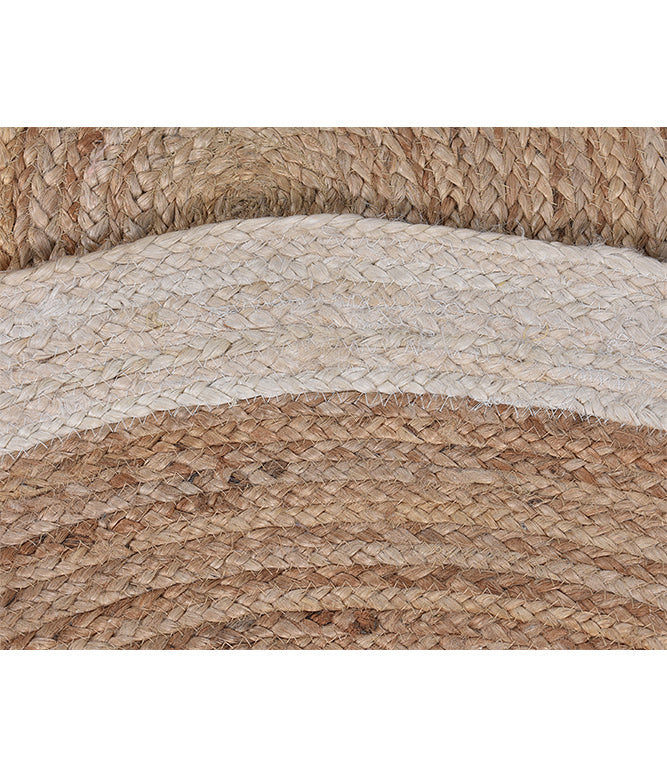 Colour Band Jute Rug (OffWhite) - TGW