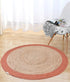 Colour Band Jute Rug (Rust) - TGW