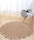 Round Braided Ends Jute Rug (SMALL) - TGW