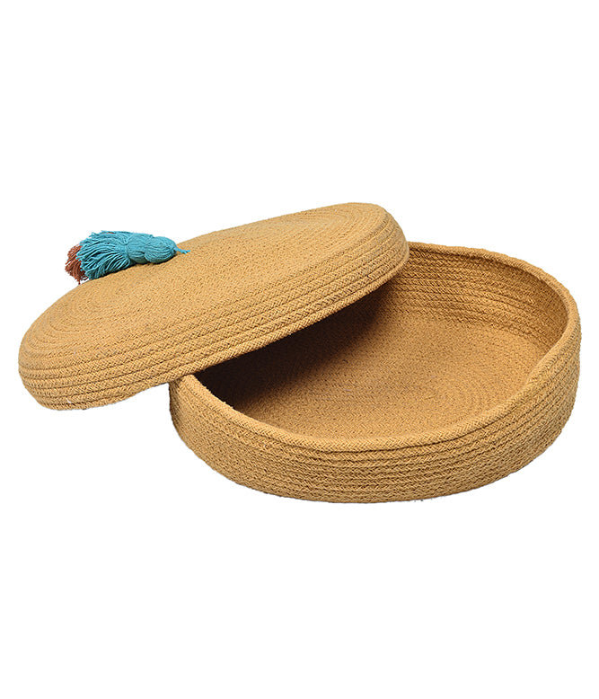 Joyful Woven Box (Ochre) - TGW