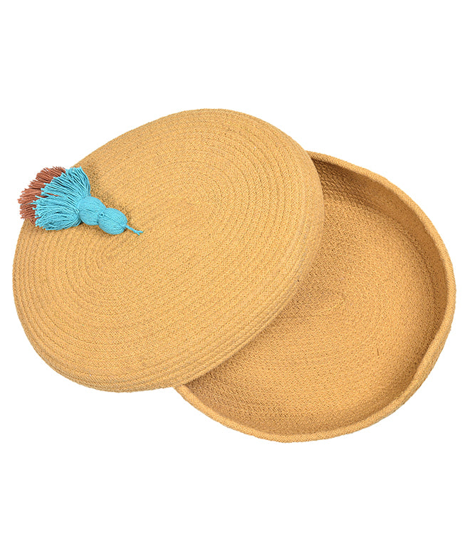 Joyful Woven Box (Ochre) - TGW