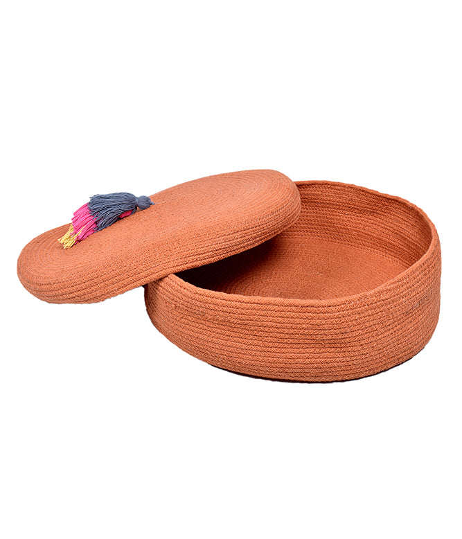 Joyful Woven Box (Orange) - TGW