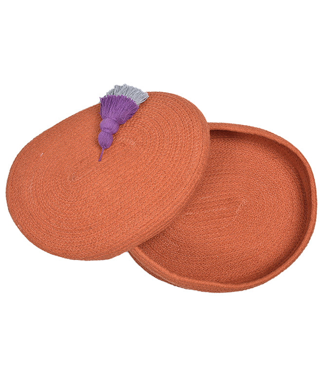 Joyful Woven Box (Orange) - TGW