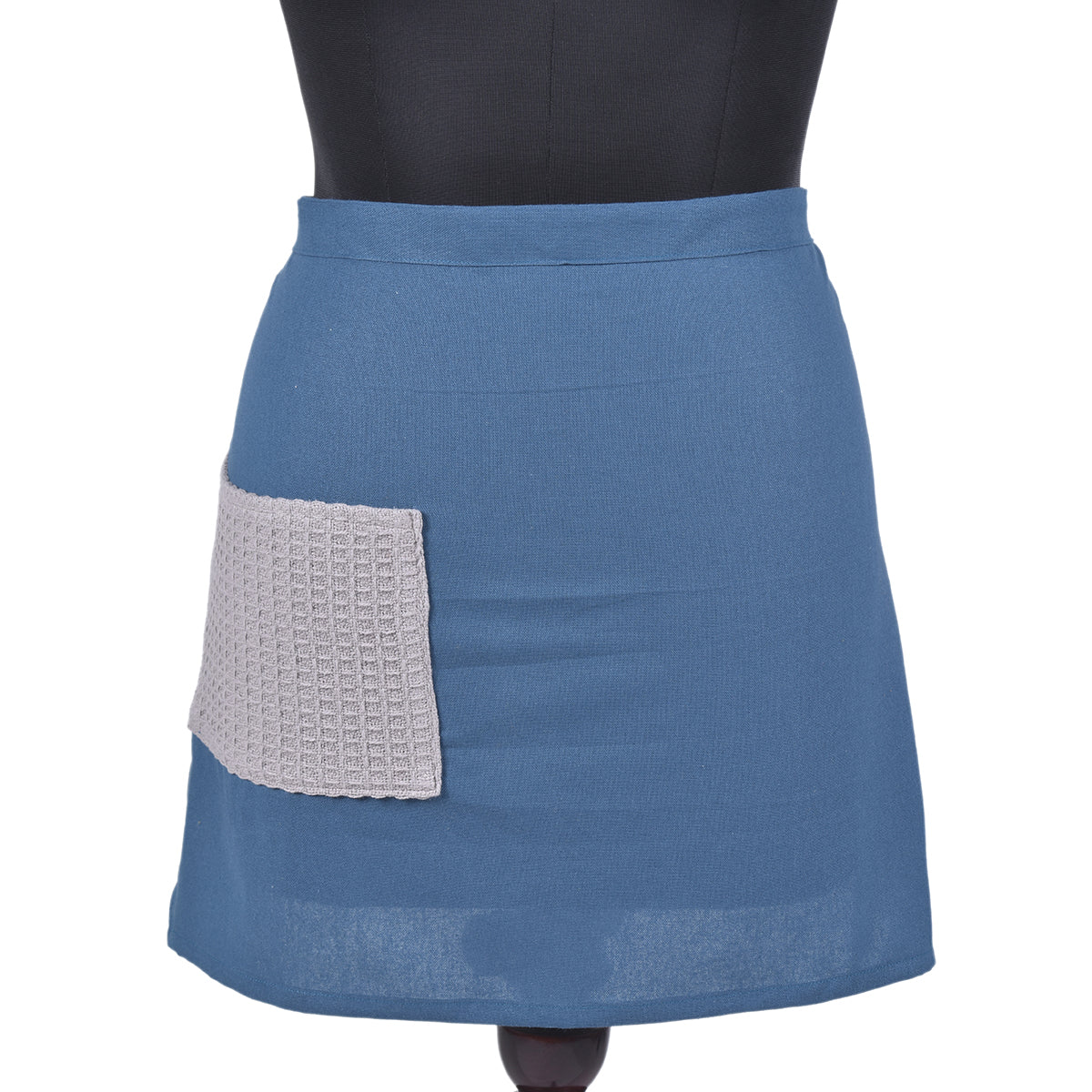 Culinary Companions - Chic Grey & Teal Waist Apron - TGW