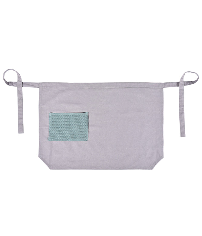Culinary Companions - Chic Grey & Green Waist Apron - TGW