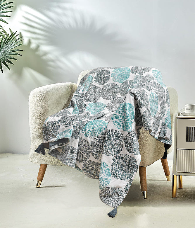 Whimsy Blue Throw