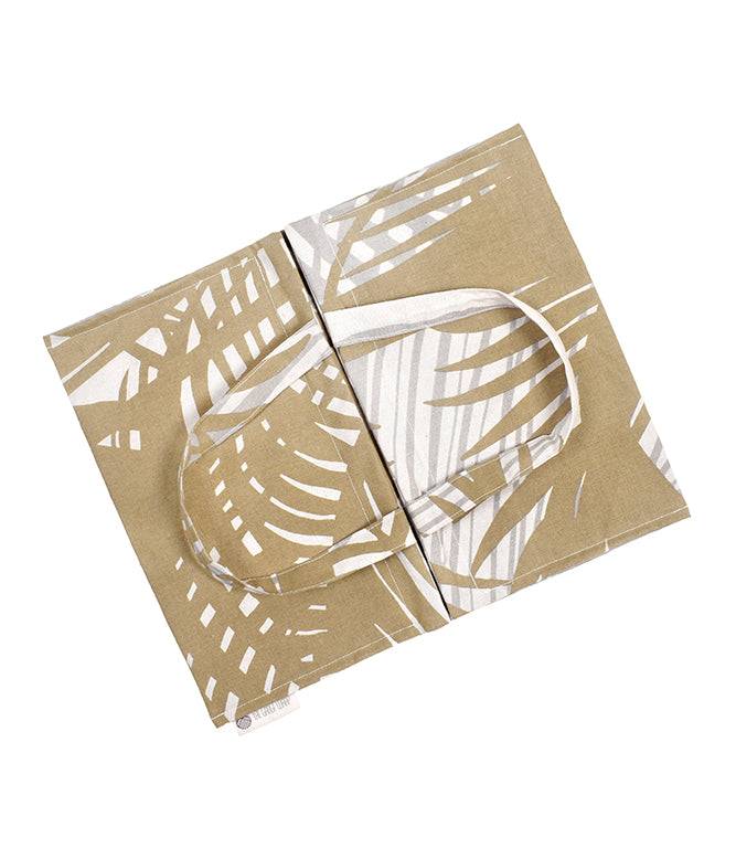 The Tropical Two - Beige & White
