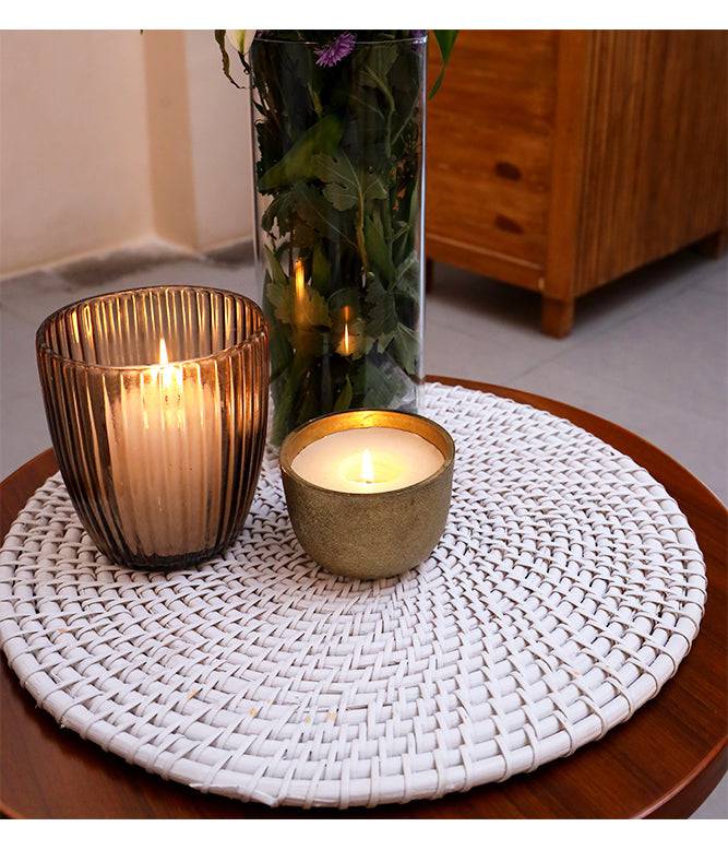 Calming Grey Round Mat - TGW
