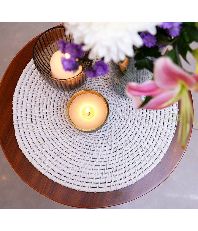 Calming Grey Round Mat - TGW
