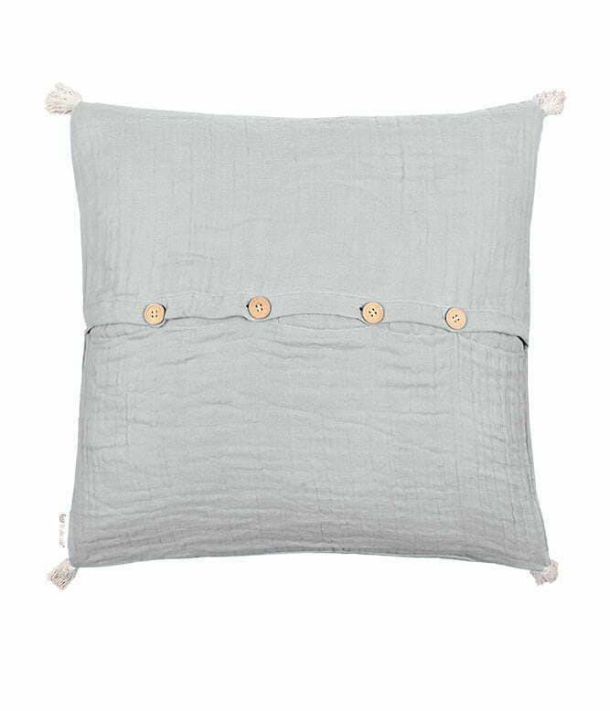 Chiffon Beige Cushion Cover - TGW