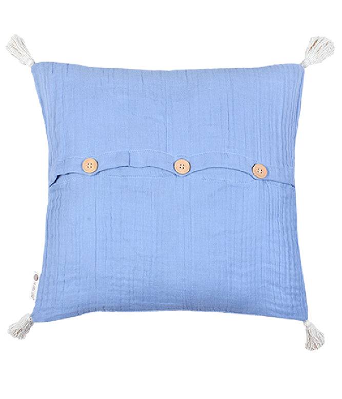 Chiffon Blue Cushion Cover - TGW
