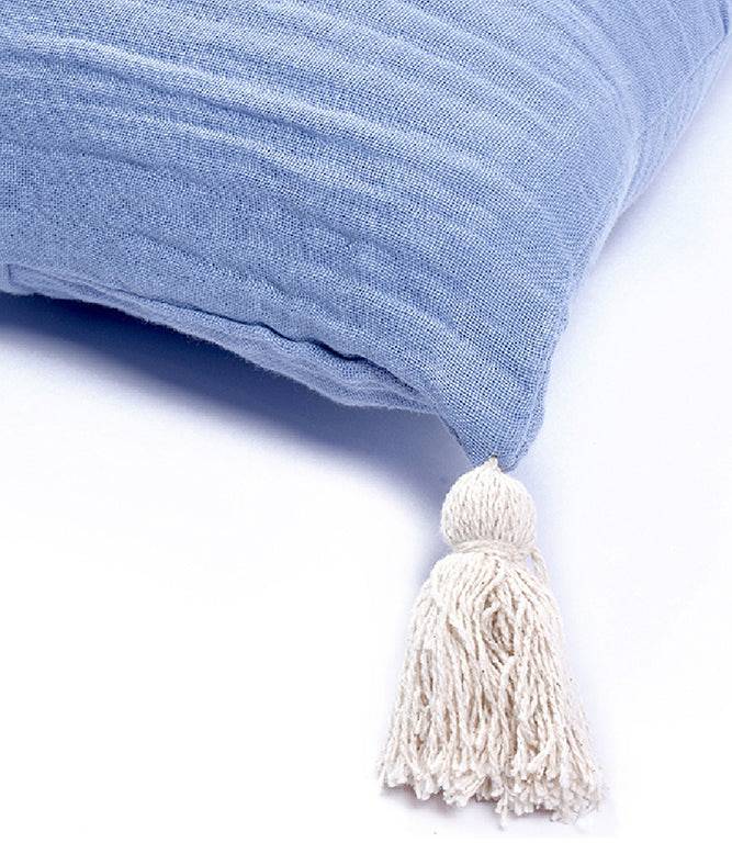 Chiffon Blue Cushion Cover - TGW