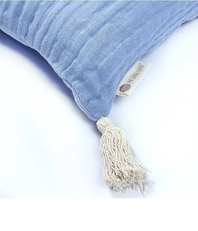 Chiffon Blue Cushion Cover - TGW