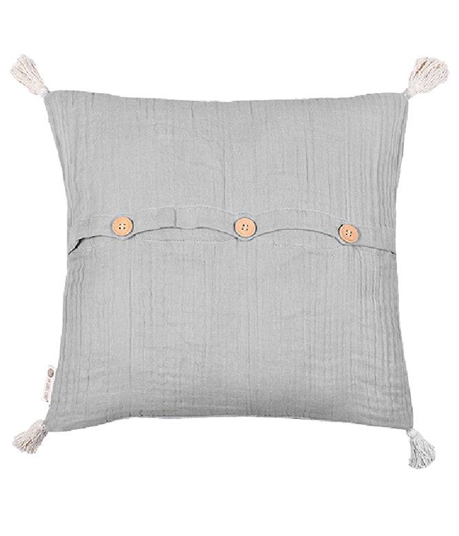 Chiffon Grey Cushion Cover - TGW