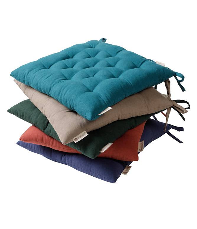 Colour Blocking Chairpad (Teal) - TGW
