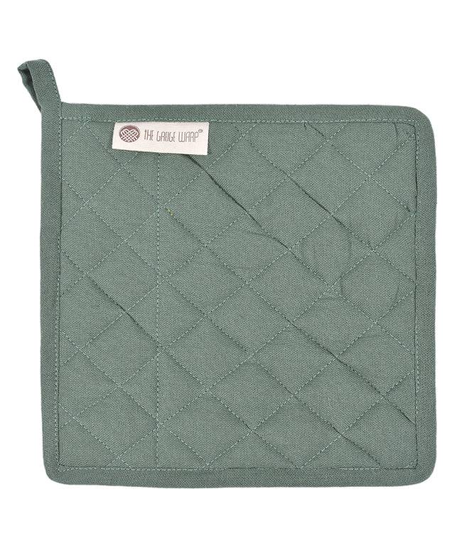Culinary Companions - Sage Green & Rose Pink Glove & Pot holder combo - TGW