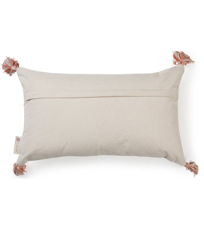 Dia Fleecy Lumbar Cushion Cover (Rust) - TGW
