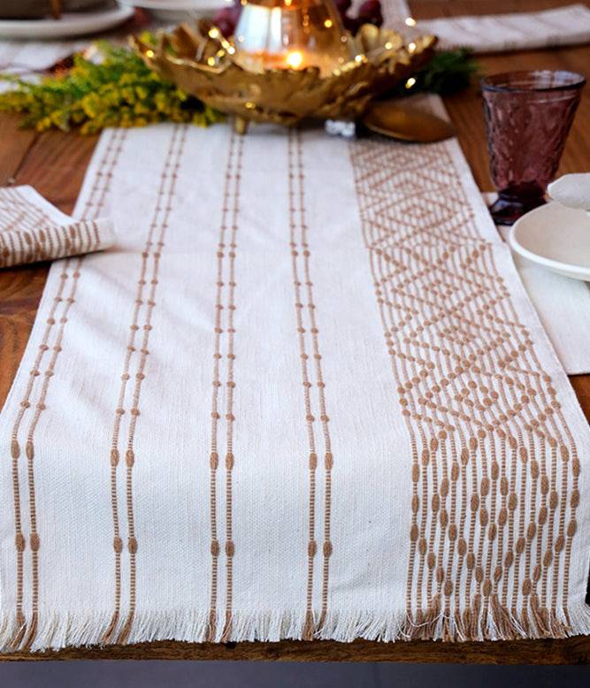 Diamond Ribbed Table Runner - TGW