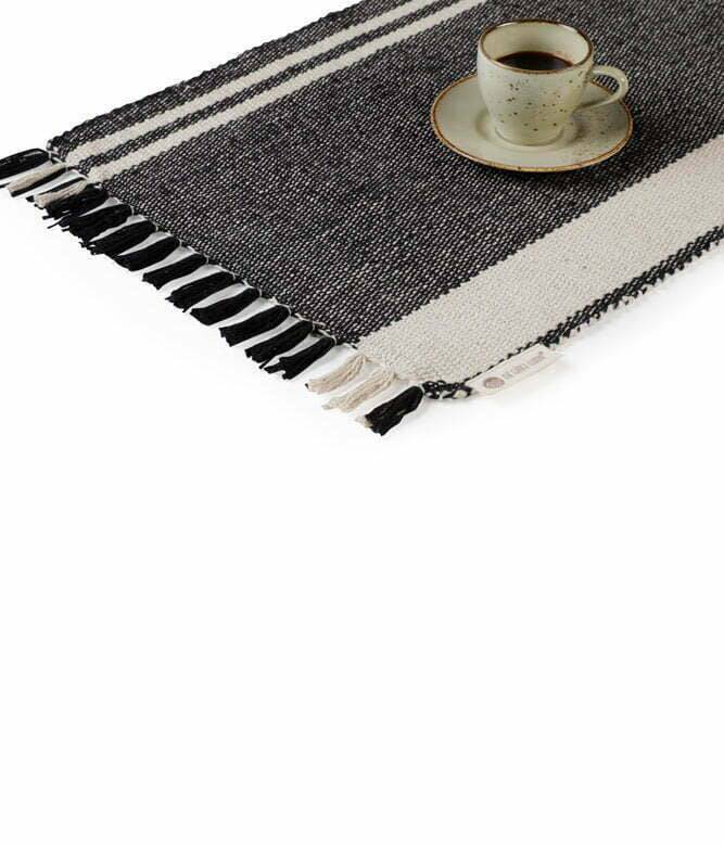 Dual Hues Placemat Pack of 1 (Black) - TGW
