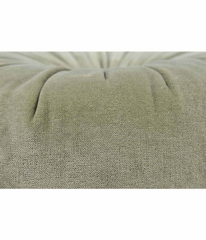 Gathered Dusty Green Cushion - TGW