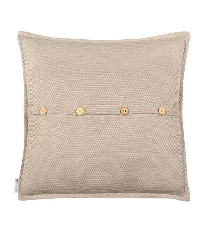 Intertwined beige cushion cover - TGW