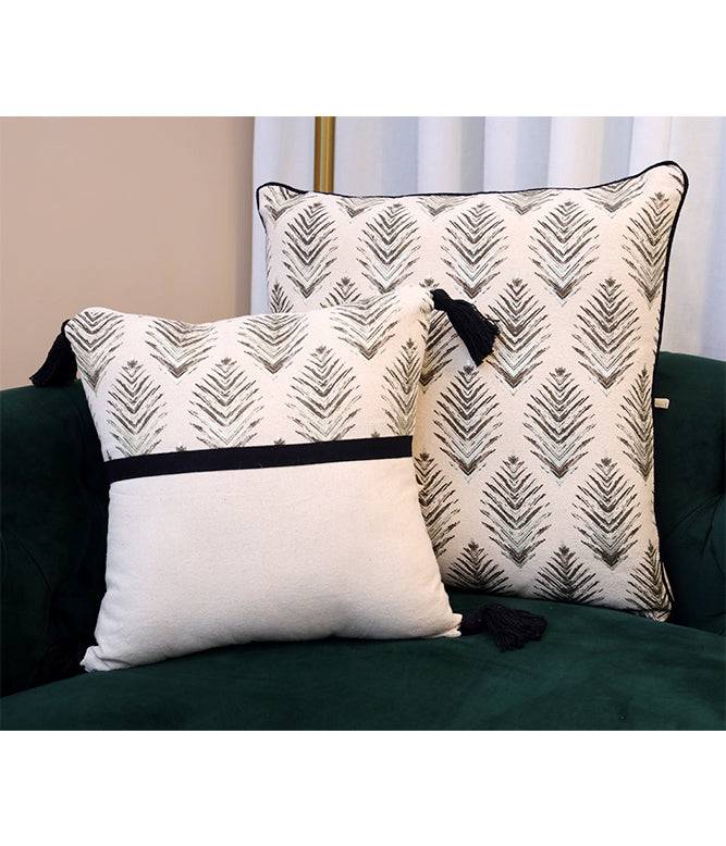 Leaf Foil Cushion Cover - Set of 5 - TGW