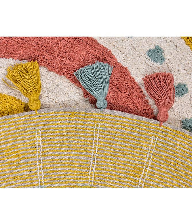 RAINBOW FUSION ROUND RUG - TGW