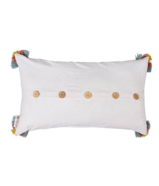 RAINBOW ON THE EDGE LUMBAR CUSHION COVER - TGW