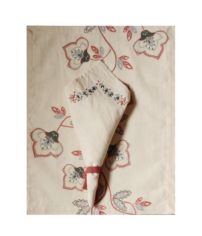 Ruhe Floral Serviette  (Set of 2) - TGW