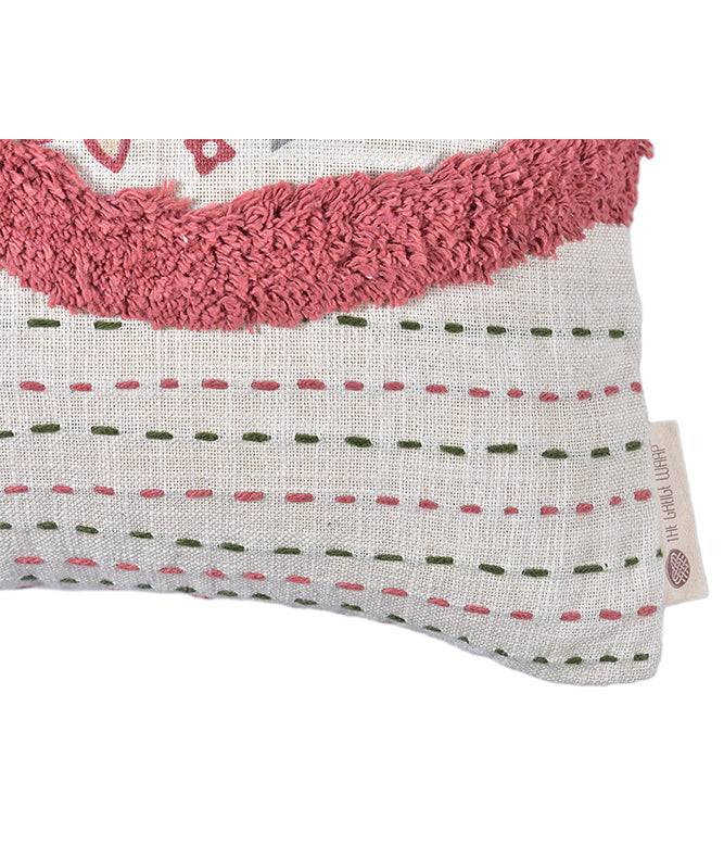 Ruhe Printed Shag Lumbar Cushion Cover - TGW