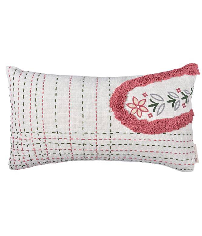 Ruhe Printed Shag Lumbar Cushion Cover - TGW