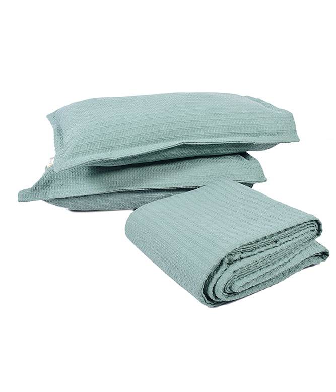 Swirl Bedding Set Sage Green - TGW