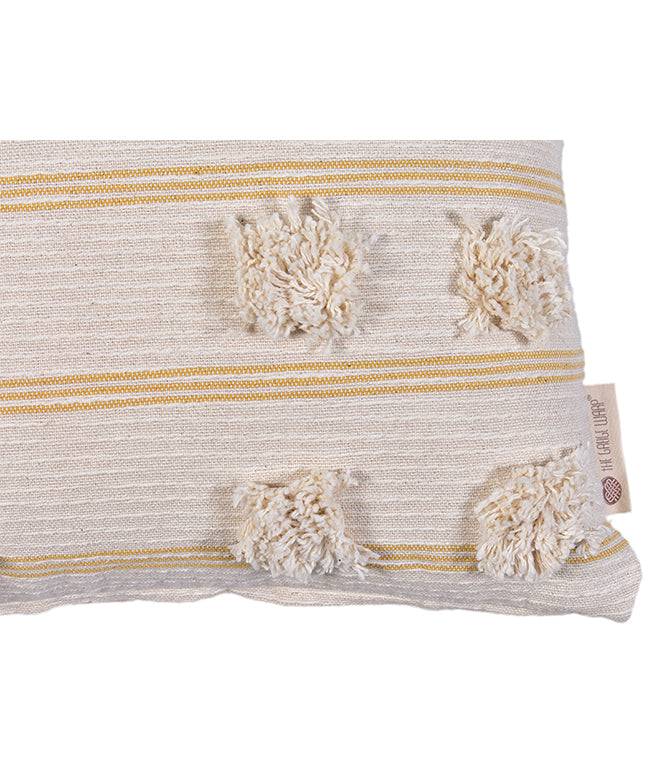 TEXTURED POM POM CUSHION COVER - TGW