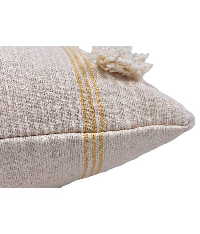 TEXTURED POM POM CUSHION COVER - TGW