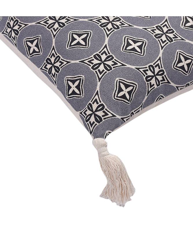 The Greige Warp 100% Cotton Cushion with Filling (Set of 2) - TGW