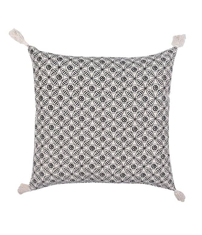 The Greige Warp 100% Cotton Cushion with Filling (Set of 2) - TGW