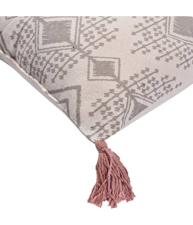The Greige Warp 100% Cotton Cushion with Filling (Set of 2) - TGW