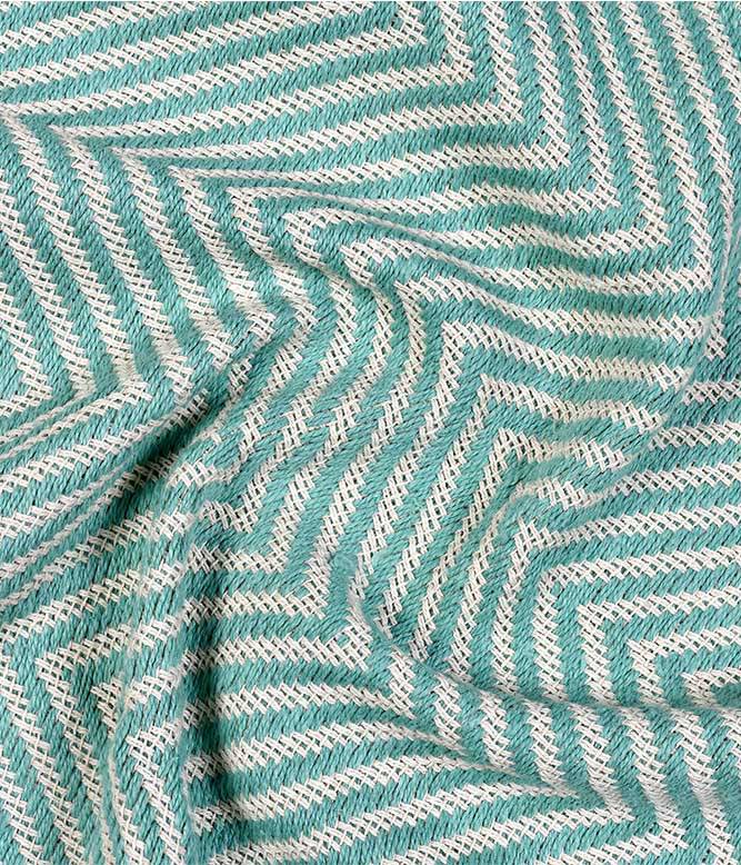 The Turq Chevron Throw - TGW