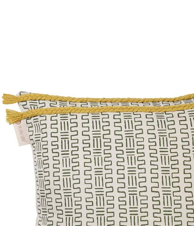 Vivacious Lines Braided Ribs Cushion Cover - TGW
