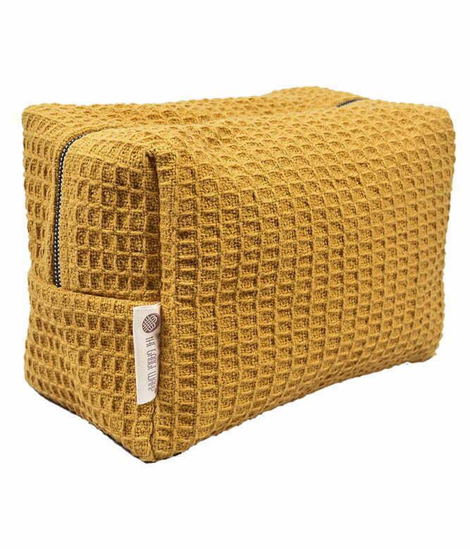 Waffle Dopp Kit (Ochre Yellow) - TGW