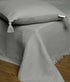 Woven Waffle Cushion Cover (Grey) - TGW