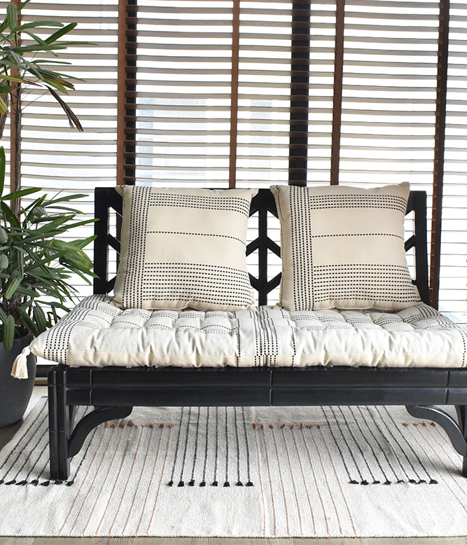 Playful Stripe Futon