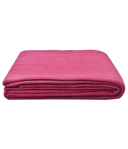 Waffle QUEEN bedcover (Purple) - TGW