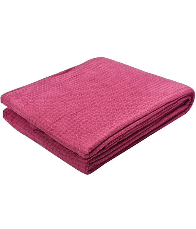 Waffle QUEEN bedcover (Purple) - TGW