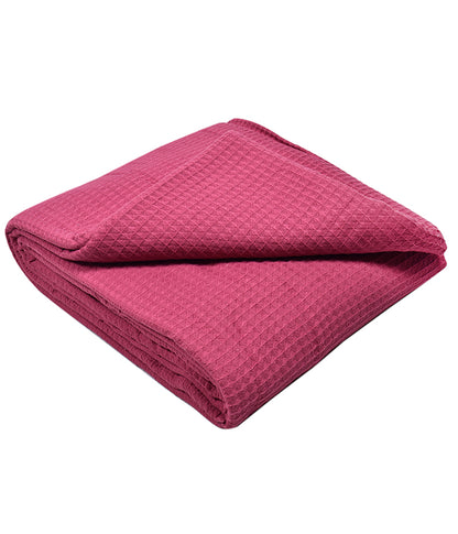 Waffle QUEEN bedcover (Purple) - TGW