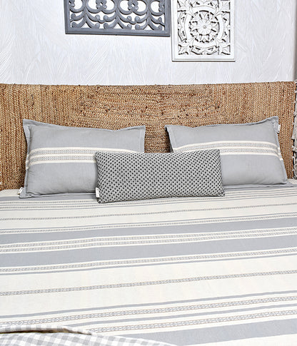 Saanjh Bed Set (Grey)